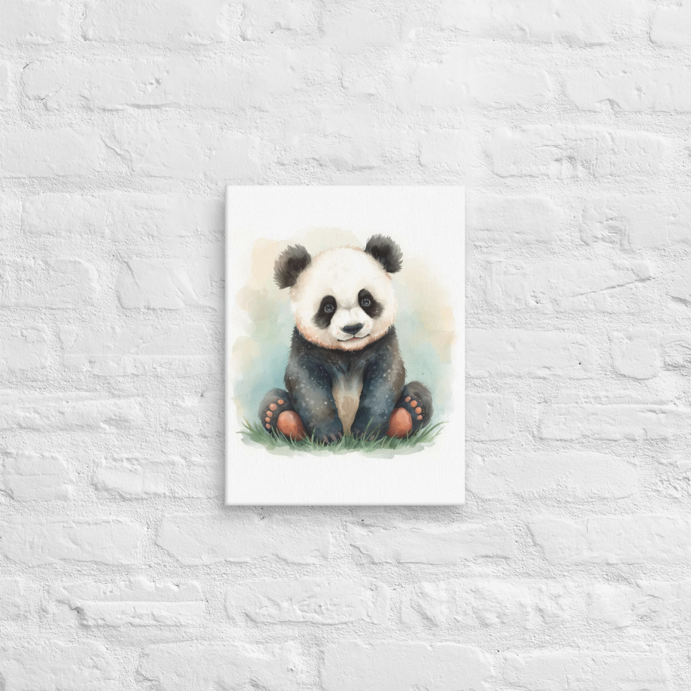Картина за детска стая с панда