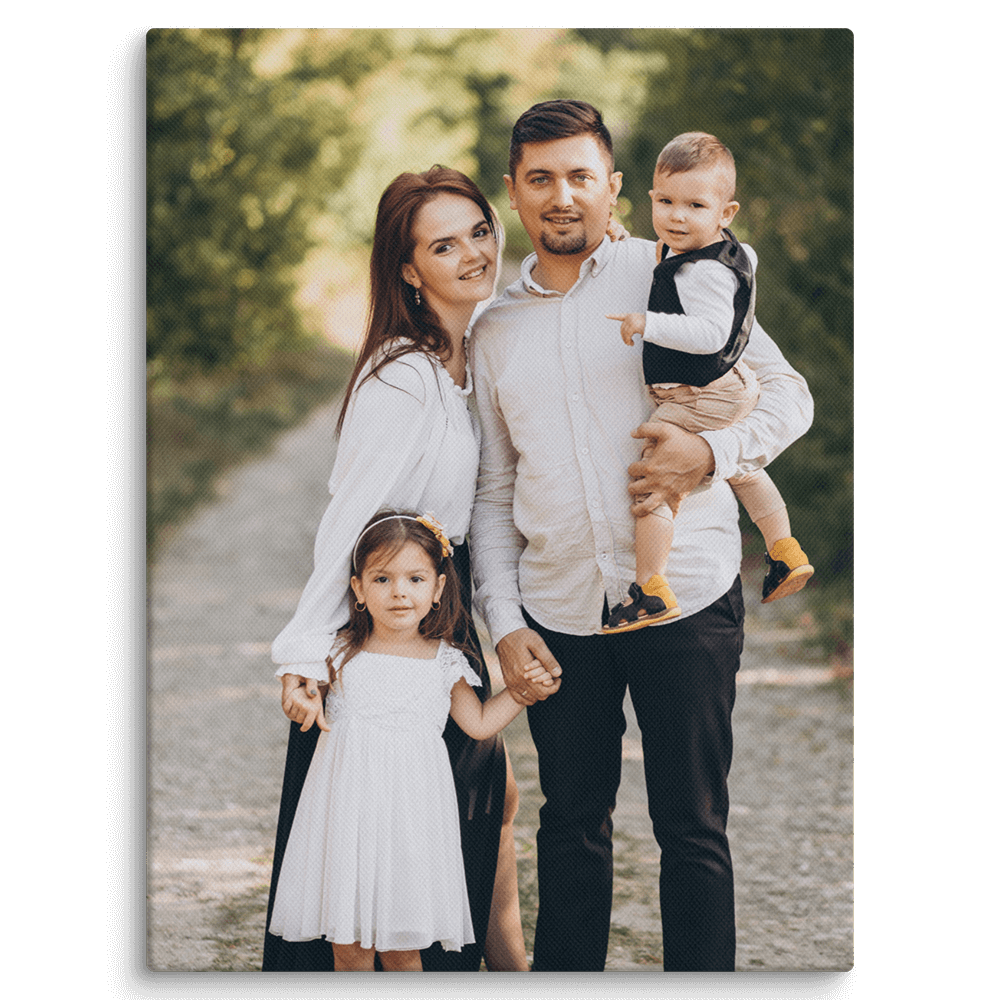 Снимка върху канава с финишен лак