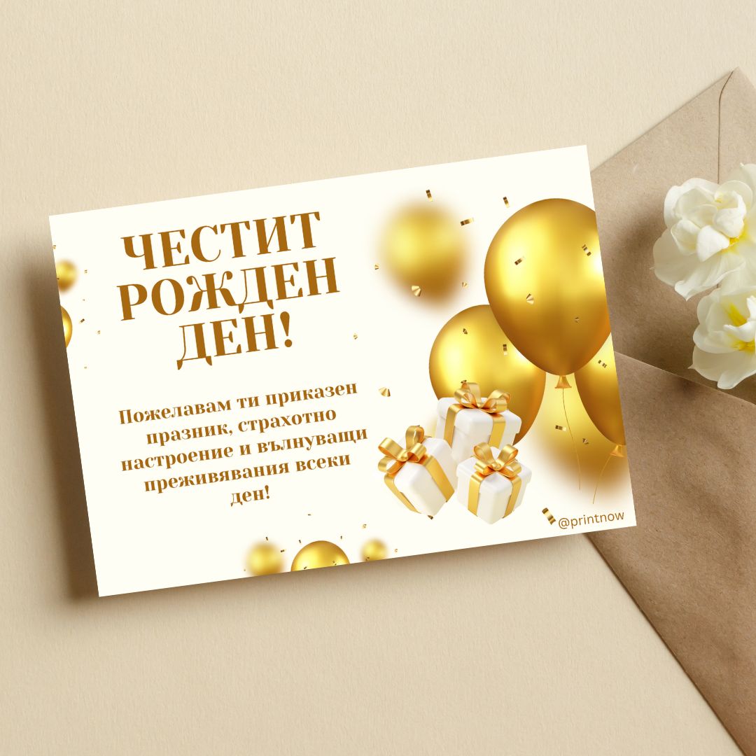 Персонализирана картичка за рожден ден 02