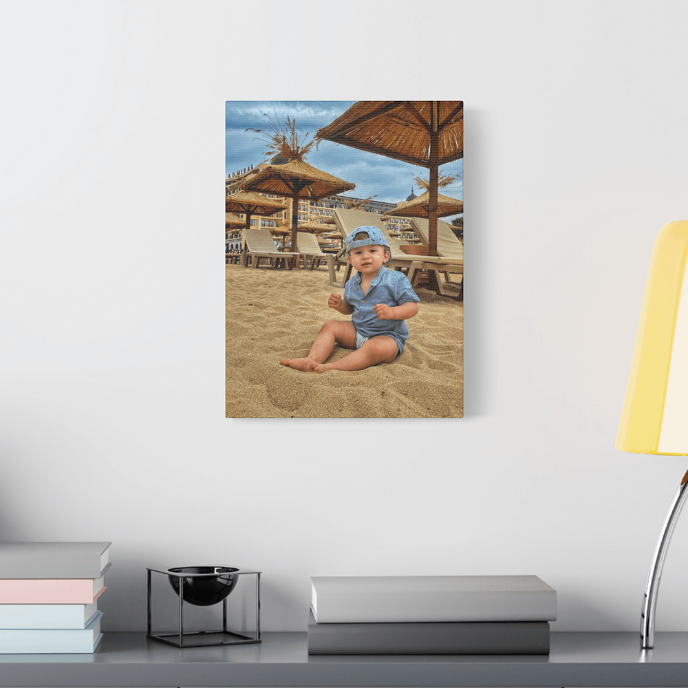 Снимка върху канава с финишен лак