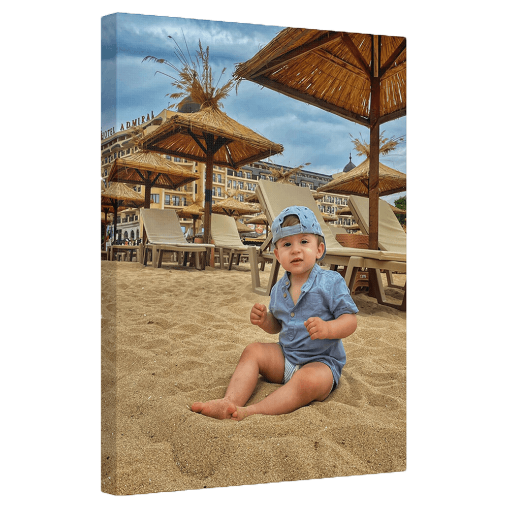 Снимка върху канава с финишен лак