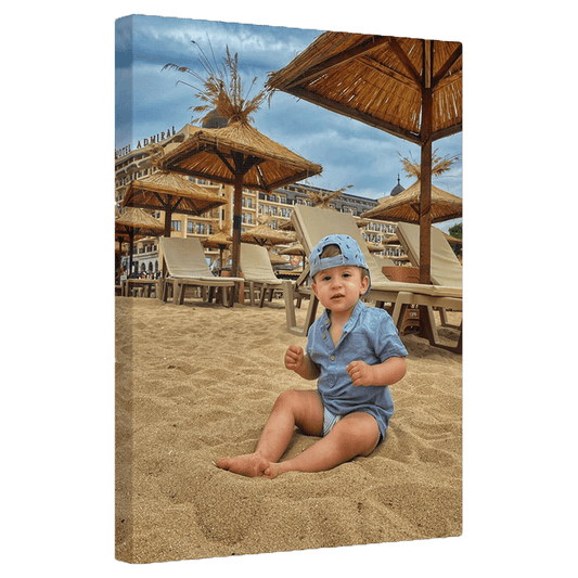 Снимка върху канава с финишен лак