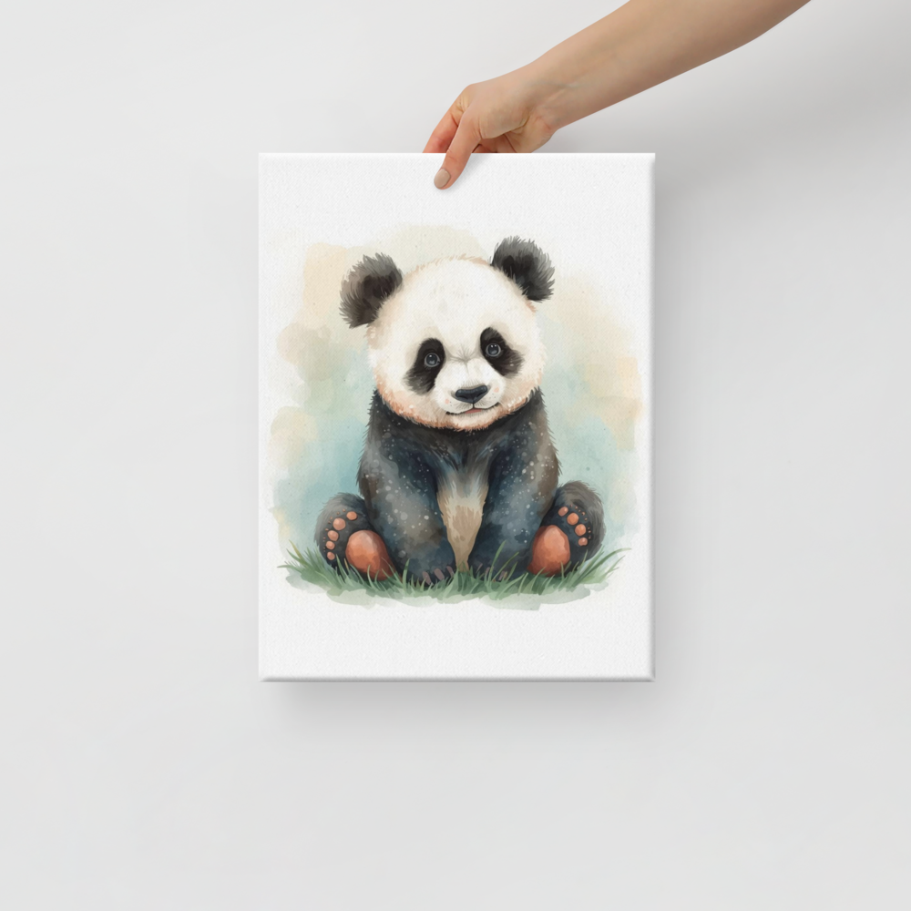 Картина за детска стая с панда