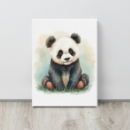 Картина за детска стая с панда